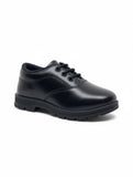 Laced Up School Shoes - Black