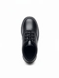 Laced Up School Shoes - Black