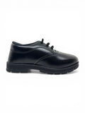 Laced Up School Shoes - Black
