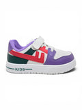 Casual Shoes With Velrco - Purple
