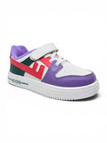Casual Shoes With Velrco - Purple