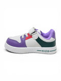 Casual Shoes With Velrco - Purple