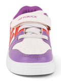 Casual Shoes With Velrco - Purple