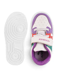 Casual Shoes With Velrco - Purple