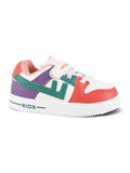Casual Shoes With Velrco - Red