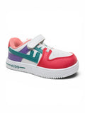 Casual Shoes With Velrco - Red