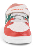 Casual Shoes With Velrco - Red