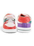 Casual Shoes With Velrco - Red