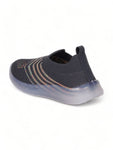 Unisex Casual Slip On Shoes With Led Light - Grey