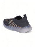 Unisex Casual Slip On Shoes With Led Light - Grey