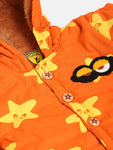 Orange Star Hooded Jacket