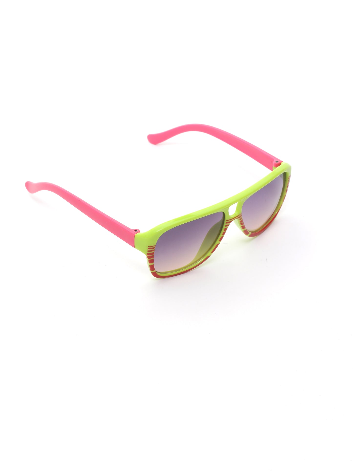 Striped Wayfarer Sunglasses
