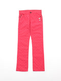 Pink Polka Dot Jeans