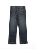 Deep Blue Mild Distressed Denim Jeans