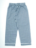 Navy Blue Checked Night Suit