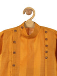 Mustard Kurta With White Pajama