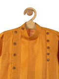 Mustard Kurta With White Pajama