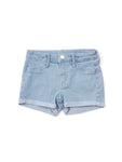 Girls Light Blue Denim Shorts