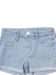 Girls Light Blue Denim Shorts