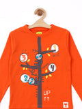 Orange Monkey Full T-Shirt