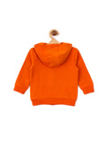 Orange Lion Hooded Sweatshirt