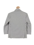 Grey Stretchable Suit With Trouser