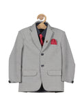 Grey Stretchable Suit With Trouser