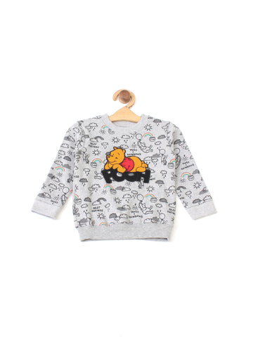 Pooh Bear Printed Sweatshirt