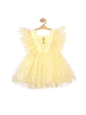 Light Yellow Party Frock