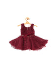 Maroon Party Frock