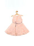 Peach Party Frock