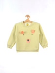 Green Bear Fleece Sweatshirt