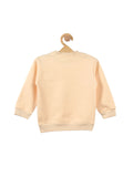 Cream Bear Fleece Sweatshirt