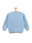 Blue Bingo Printed Fleece Sweatshirt