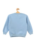 Blue Bingo Printed Fleece Sweatshirt