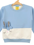 Blue Rabbit Printed Fleece Sweatshirt