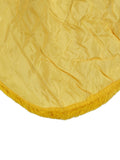 Mustard Front Open Sleeveless Girls Jacket