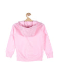 Pink Dear Print Hooded Sweatshirt