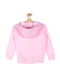 Pink Dear Print Hooded Sweatshirt