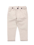 Beige Straight Fit Jeans