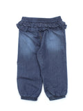 Blue Mild Distressed Comfort Fit Jeans
