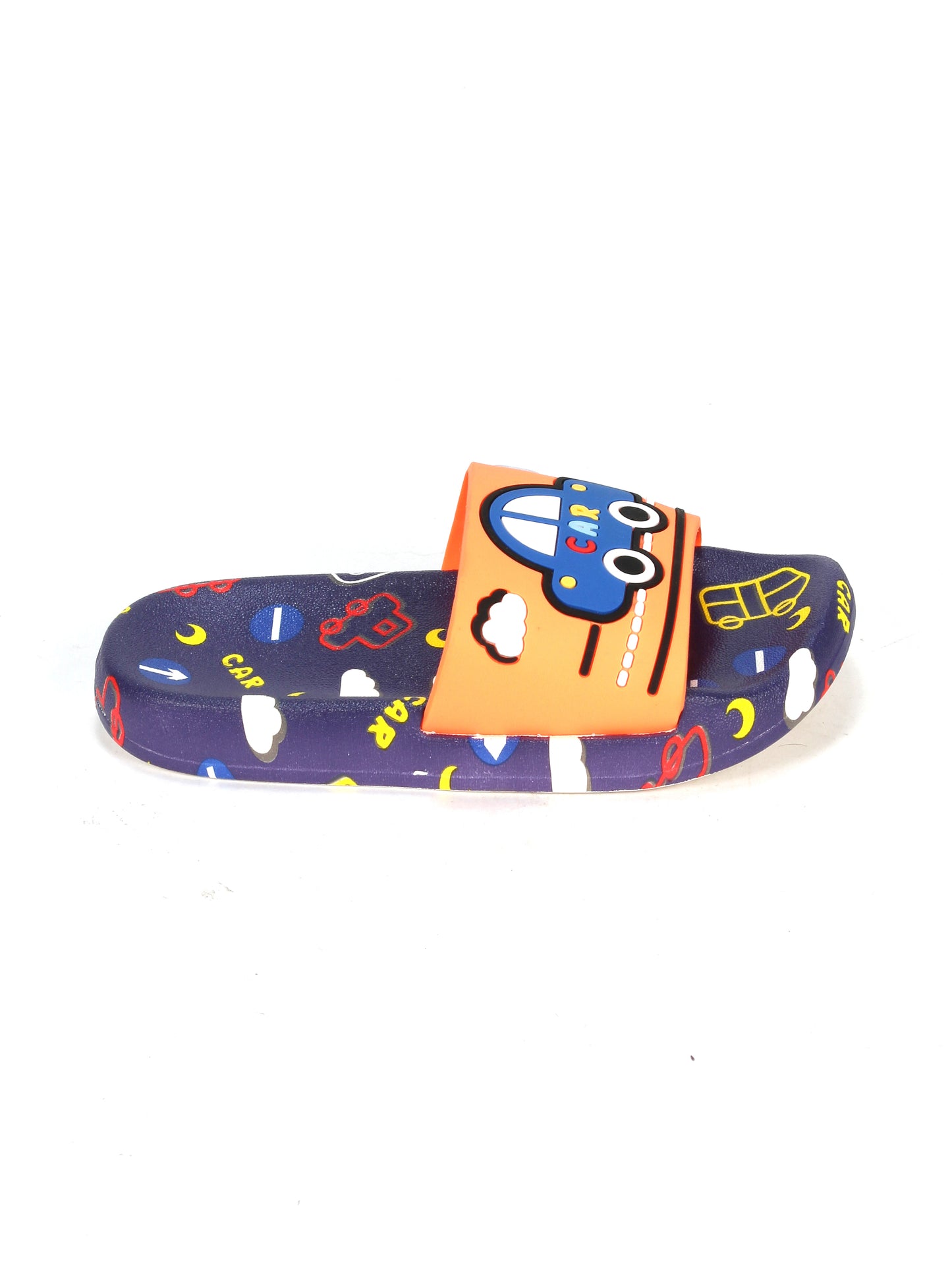 Kids Car Slippers - Navy Blue