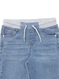 Mild Distressed Straight Fit Jeans - Blue
