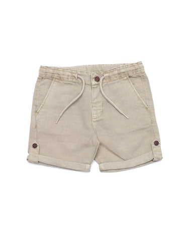 Linen Shorts - Beige