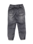 Mild Distressed Straight Fit Jogger Jeans - Dark Grey