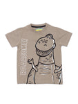 Dinosaur Print Tshirt - Brown