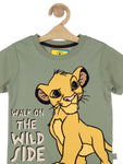 Lion Print Tshirt - Green