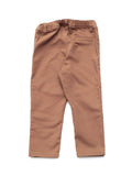 Cross Pocket Cotton Trousers - Brown