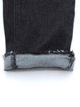 Mild Distressed Regular Fit Jeans - Black
