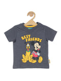 Mickey Mouse Print Tshirt - Grey